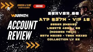 Server 68 - ATP 537m - VIP 18 - SABER AWAKED - LIBERT&Eacute; 4555 - MODERN TECH ARTY  AND TANK MAXED