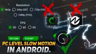How To Do Twixtor Level Slow Motion In Android | Pc Level Slow Motion | DiViNE OP