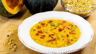Fregula Sarda Zucca, Brie e Speck