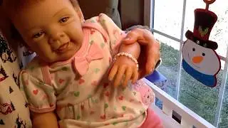 💗REBORN Happy😊SMILING😊Ashley's New Outfit!/🎄🤶 Chat About Thurs Christmas Party!🤶🎄