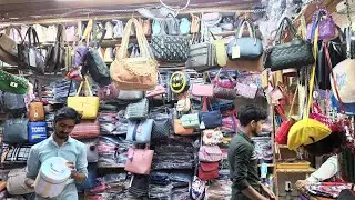 ಚಿಕ್ಕಪೇಟೆ ಬೆಂಗಳೂರು ladies ಪರ್ಸ್ & bags | chickpet Bangalore wholesale bags shop | Bangalore shopping