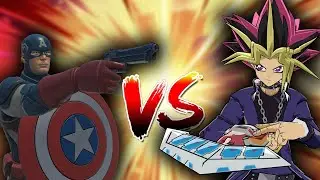 Капитан Америка сражается с Юги в Yu-Gi-Oh!