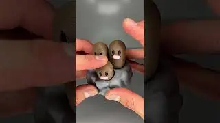 3D Printed Dugtrio Keyboard Switch Fidget