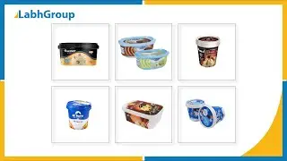 In‐mould labeling container for ice cream packing | Best quality IML container exporter | Labh Group