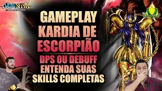 GAMEPLAY do KARDIA de ESCORPI&Atilde;O -  Poder e habilidades das CHAMAS DO CORA&Ccedil;&Atilde;O - Saint Seiya Awakening