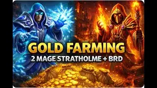 🔴GOLD FARMING 2 MAGE STRATHOLME & BRD | WoW Classic Anniversary TBC #reiwowclassictbc  #reiwct