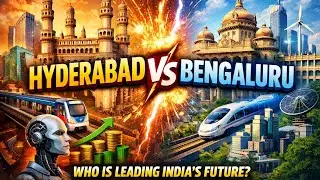 Bengaluru vs Hyderabad | WHO LEADS INDIA’S FUTURE? 🇮🇳 #bengaluru #hyderabad #blrvshyd #tech