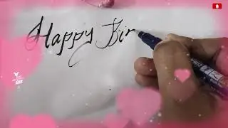 Happy Birthday Saranya #handwritingart #calligraphy #name #art 