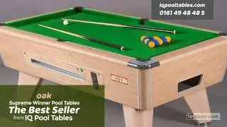Supreme Winner Pool Table Showcase from IQ; The Supreme Specialists