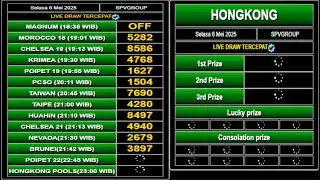 LIVE DRAW POIPET 22 HARI INI 06 MEI 2025 | LIVE DRAW HONGKONG POOLS | HONGKONG LOTTO LIVE DRAW