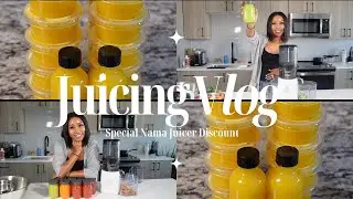 Nama J2 Black Friday/ Cyber Monday Deal + Juicing Vlog | Wellness shots | Juicing Tips