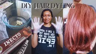 DIY beauty vlog | dye this wig with me | inecto hair dye