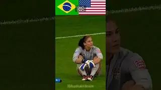 Brazil vs USA| Penalties shootout 2011 women World Cup 😱|#shorts #worldcup #footballshorts