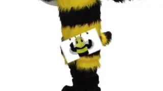 Bienen Kost&uuml;me Maskottchen Lauffigur : g&uuml;nstig kaufen : Produktion Herstellung   Maskottchen24