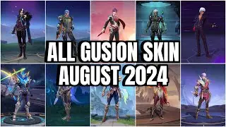 [Moonton] Mobile Legends All Skin!!! - Gusion&rsquo;s Skin as of August 2024 including Collector Skin