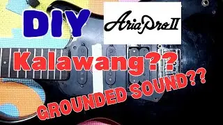 GROUNDED SOUND? Paano Ayusin??  Basic electric guitar repair DIY