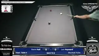Cuetopia's Conference League Final S3 Wk2 Steve Hall v Leo Hayward