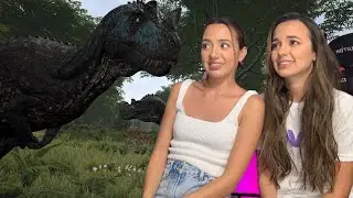 We are playing as dinosaurs...