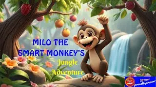 🐒❤️Приключения умной обезьянки Майло в джунглях. Английская детская история. Детские истории и приключения.