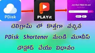 How to download movies in PDisk shortener links||how to latest movies download in telegram #pdisk