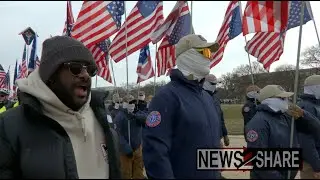 Patriot Front ridiculed by counter-protesters outside 2026 March for Life in DC