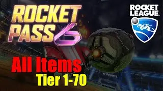 Item Showcase Rocket Pass 6 - Tier 1-70 (Premium + Free)