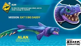 Alan Shark | Mission: Eat 5 Big Daddy | Part- 2 | No Commentary gameplay