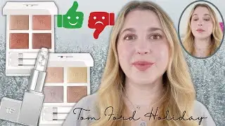 TOM FORD SOLEIL NEIGE | Apres Ski, Chalet Lust, Silver Lip Blush | Holiday 22 Swatches, Comps, Demos