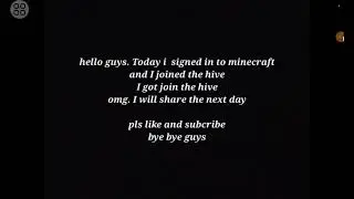 how to join the hive minecraft server watch now