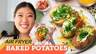 Air Fryer Loaded Baked Potatoes (and Mashed Potatoes) | Cooking with Cosori