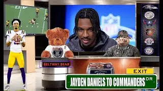 THE WASHINGTON COMMANDERS DRAFT JAYDEN DANIELS WITH THE  No. 2