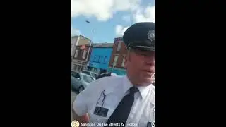 Police Service of Northern Ireland￼ Top Officer&rsquo;s come out to harass Christian people. ￼