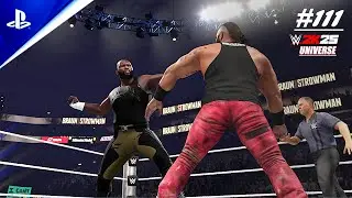 🔱 Gargantua Braun Strowman Crashes the Match | Omos Faces the Monster |#WWE2K25 UNIVERSE-111
