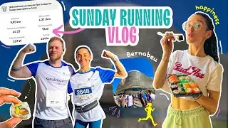 CARRERA DENTRO del NUEVO BERNAB&Eacute;U 😱 y HAGO SUB45 🏃&zwj;♀️ | CARRERA 10K FUNDACI&Oacute;N REAL MADRID 💙