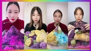 🧊🔥WOW🤤CRUNCHY!!! SHAVED ICE COMPILATION(ONLY HER)🔥🧊|#iceeating #mukbang #ASMR #crunchyice #shavedice