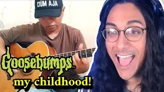 We grew up watching the same show! Alip Ba Ta - Goosebumps Theme (Reaction)