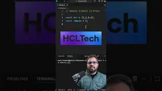 Remove Element In-Place | JavaScript Interview Question #dsa #interview #coding
