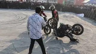 Bike and car stunt in delhi | world autostyle expo | bmw stunts | #bmw #delhivlog #photography #cars