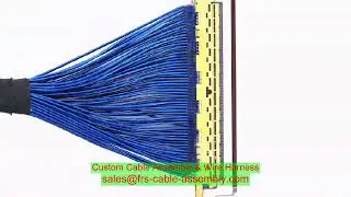 standard 40-pin lvds connector vs 30-pin edp High Quality OEM ODM Electric Cable Wire Harness in Cab