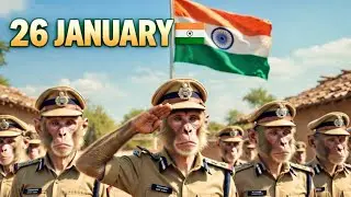 26 January Special 🇮🇳 | Monkeys Making Mithai & Republic Day Parade 🐒