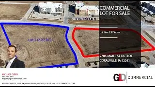 2700 James Street, Coralville, Iowa Commercial Lot For Sale