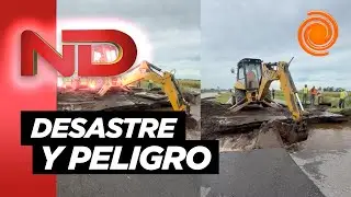 IMPRESIONANTE HUNDIMIENTO en una ruta de Córdoba