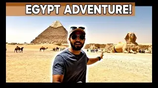 Ultimate Egypt Adventure: Pyramids, Camel, Paramotor Thrill! | Full AI Vlog