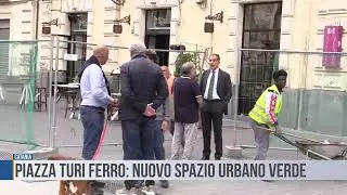 Catania. Piazza Turi Ferro: nuovo spazio urbano verde