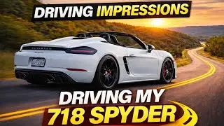 Первые впечатления от вождения &mdash; мой новый 718 Spyder!!!