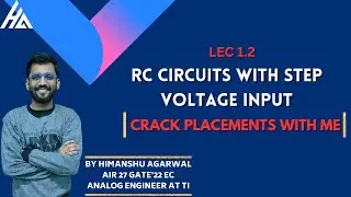 Лекция 1.2 RC-цепь со ступенчатым входным сигналом || Полный анализ || Экспресс-интервью со мной
