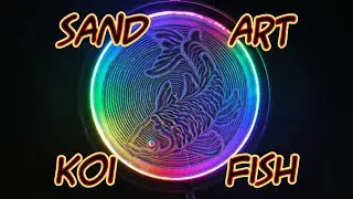 Visual Relaxation - Oasis Mini Sand Art Koi Fish