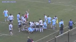 Highlights Lafert San Don&agrave;-Lazio Rugby 11/01/2015 9a g. Eccellenza