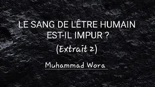 Le sang de l'&ecirc;tre humain fait-il partie des impuret&eacute;s ? (Extrait 2) - Muhammad Wora