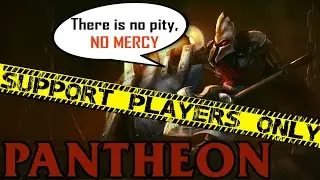 Pantheon Unranked to Diamond as EVERY Support - @Bizzleberry Challenge 021
